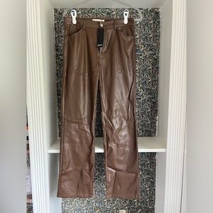 Nasty Gal- Redial NWT faux leather pants